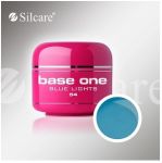 54 Blue Lights base one żel kolorowy gel kolor SILCARE 5 g